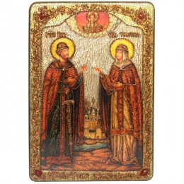Подарочная икона "Петр и Февронья"