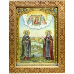 Живописная икона Петр и Февронья