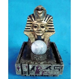 Настольный фонтан с подсветкой "Египетский Фараон"
