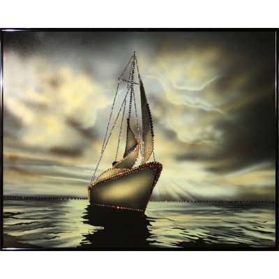Картина Swarovski "Морской закат"