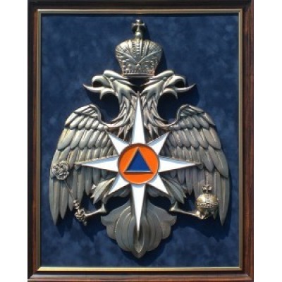 Плакетка "Эмблема МЧС России", 45 х 56 см