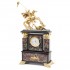 Декоративные часы из эвдиалита "Георгий Победоносец", высота 31 см