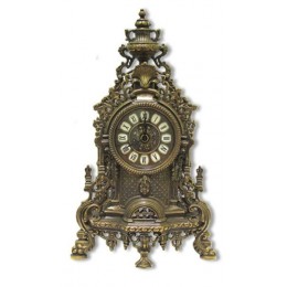 Часы каминные Alberti Livio "Помпезность" (античная бронза) h.41см