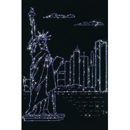 Картина Сваровски "Нью-Йорк", 30 х 40 см