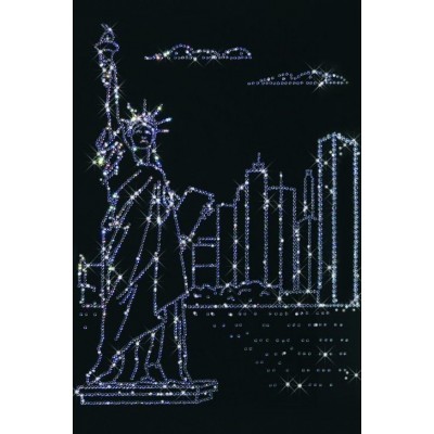 Картина Сваровски "Нью-Йорк", 30 х 40 см