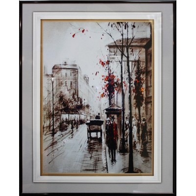 Картина Сваровски "Прогулка по Лондону", 40 х 50 см