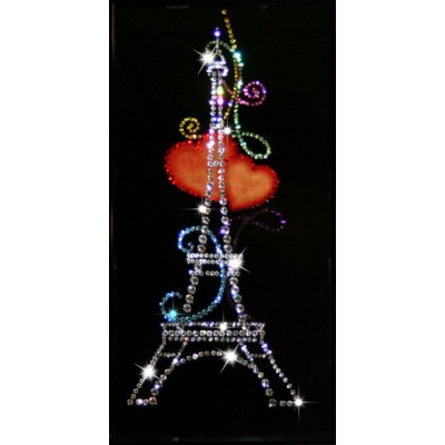 Картина Swarovski "Из Парижа с любовью"