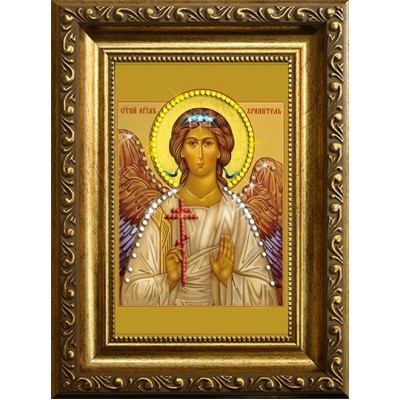 Картина Сваровски "Ангел-Хранитель 2" (стеклопечать), 10 х 15 см
