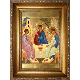 Картина Сваровски "Святая Троица" (стеклопечать), 20 х 30 см