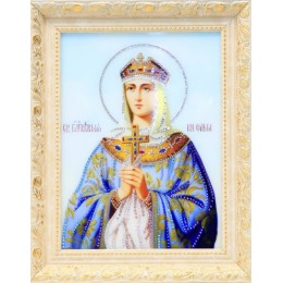 Православная икона Swarovski "Святая Княгиня Ольга", 40х50см