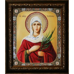 Православная икона Swarovski "Святая Мученица Татьяна", 32,5х37,5см