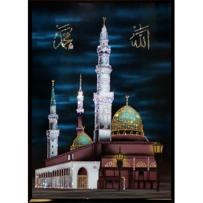 Картина Сваровски "Мухаммед Пророк Аллаха", 65 х 90 см