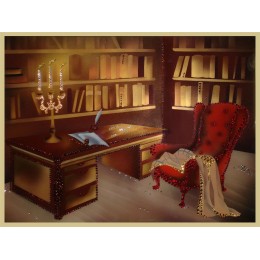 Картина Сваровски "Кабинет Шерлока Холмса", 30 х 40 см