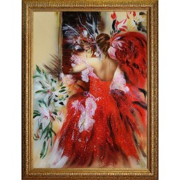 Картина Сваровски "Королева бала", 90 х 65 см