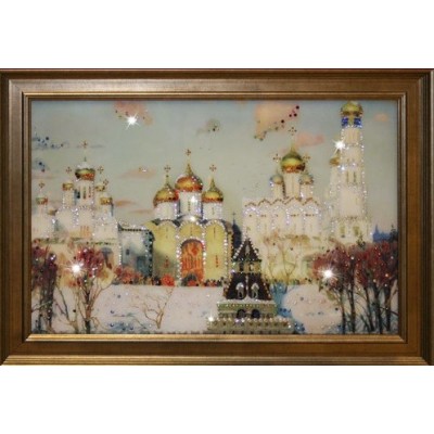 Картина Swarovski "Золотые купола"