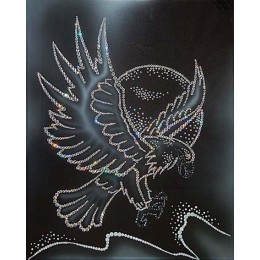 Картина Сваровски "Белый орел", 50 х 40 см