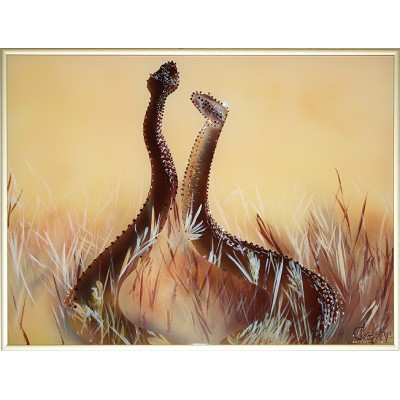 Картина Сваровски "Влюбленные змейки", 40 х 30 см