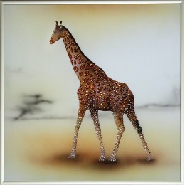 Картина Сваровски "Жираф", 30 х 30 см