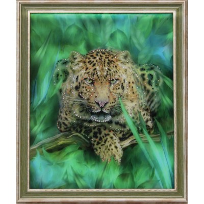 Картина Swarovski "Гепард", 46,7х56,7см