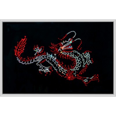 Картина Сваровски "Дракон", 40 x 60 см