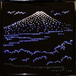 Картина Сваровски "Гора Фудзи", 25 х 25 см