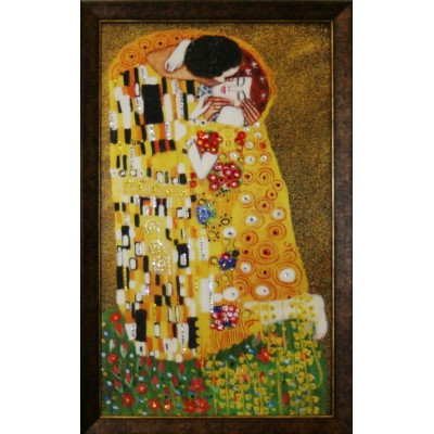 Картина Swarovski "Поцелуй Климт", 40х70см