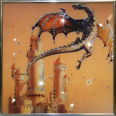 Картина Swarovski "Сокровища Дракона"