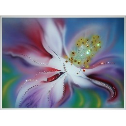 Картина Сваровски "Аленький цветочек 1", 40 х 30 см
