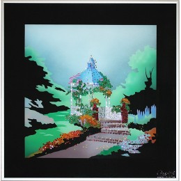 Картина Сваровски "Летний сад", 40 х 40 см