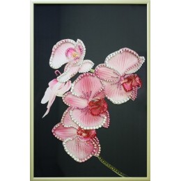 Картина Сваровски "Орхидея", 20 х 30 см