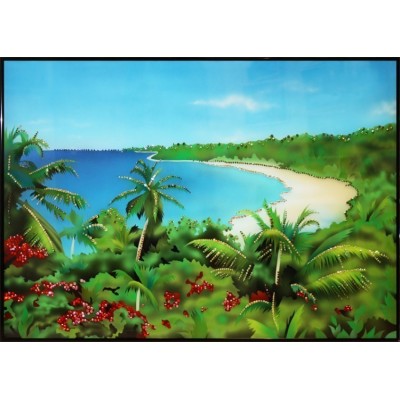 Картина Сваровски "Тропический рай", 50 х 70 см