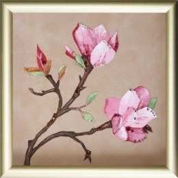 Картина Сваровски "Японская вишня", 12 х 12 см
