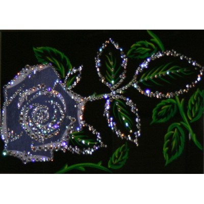 Картина Swarovski "Цветок розы"