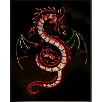 Картина Сваровски "Крылатый дракон", 40 х 50 см