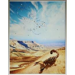 Картина Сваровски "Небесная Скорпион", 30 х 40 см