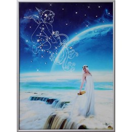 Картина Сваровски "Небесная Водолей", 30 х 40 см