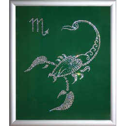 Картина Сваровски "Скорпион", 50 x 60 см