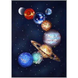 Картина Сваровски "Парад планет", 50 х 70 см