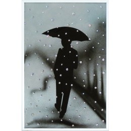 Картина Сваровски "Под дождем", 20 х 30 см