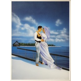 Картина Сваровски "Свадебное путешествие", 30 х 40 см