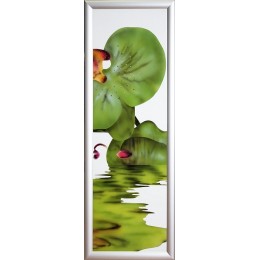Картина Сваровски "Орхидея 4", 30 х 90 см
