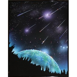 Картина Сваровски "Звездопад-1", 40 х 50 см