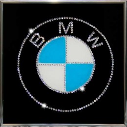 Картина с кристаллами Сваровски "BMW"