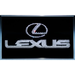 Картина с кристаллами Swarovski "Lexus", 30х20см