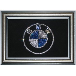Картина Сваровски "BMW", 10 х 15 см