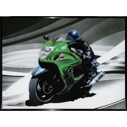 Картина Сваровски "Мотоцикл-Сузуки", 40 х 30 см