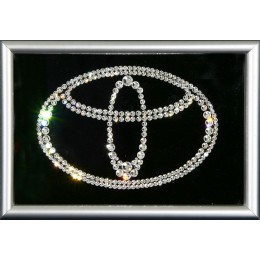 Картина Сваровски "Toyota", 10 х 15 см