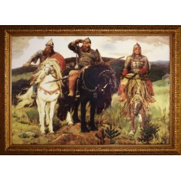 Картина Сваровски "Три Богатыря", 90 х 65 см