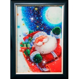 Картина Swarovski "Санта Клаус"