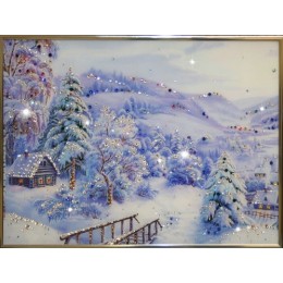 Картина Swarovski "Зима"